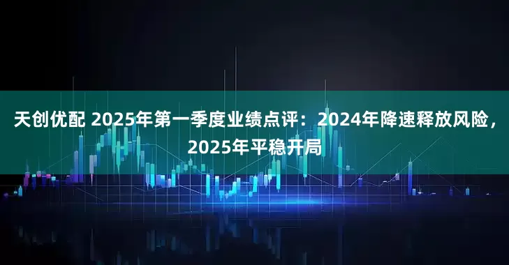 天创优配 2025年第一季度业绩点评：2024年降速释放风险，2025年平稳开局