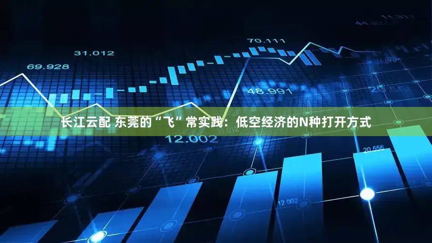 长江云配 东莞的“飞”常实践：低空经济的N种打开方式