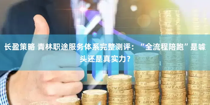 长盈策略 青林职途服务体系完整测评：“全流程陪跑”是噱头还是真实力？
